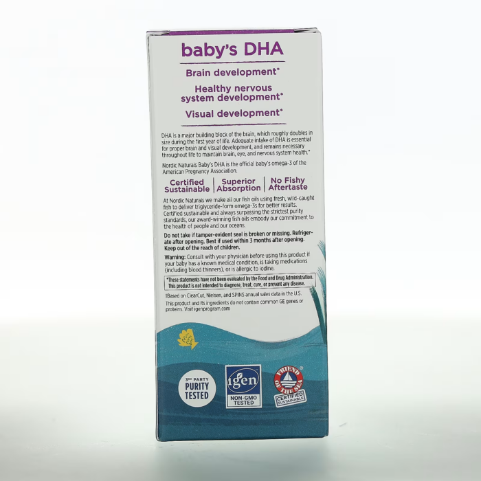 768990537875 - Nordic Naturals Baby's DHA, 60 ml. - gallery image 5