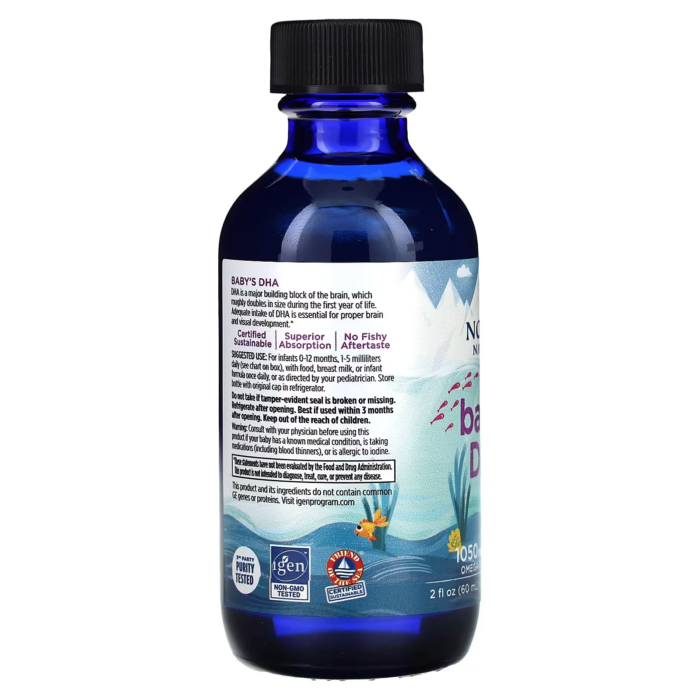 768990537875 - Nordic Naturals Baby's DHA, 60 ml. - gallery image 10