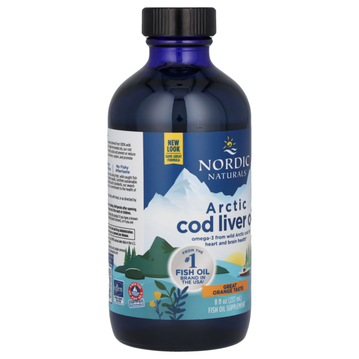 768990547850 - Nordic Naturals Arctic Cod Liver Oil - Orange, 237 ml. - gallery image 10