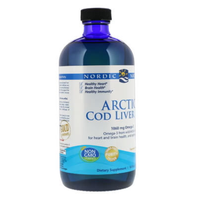768990547874 - Nordic Naturals Arctic Cod Liver Oil - Orange, 473 ml. - gallery image 2