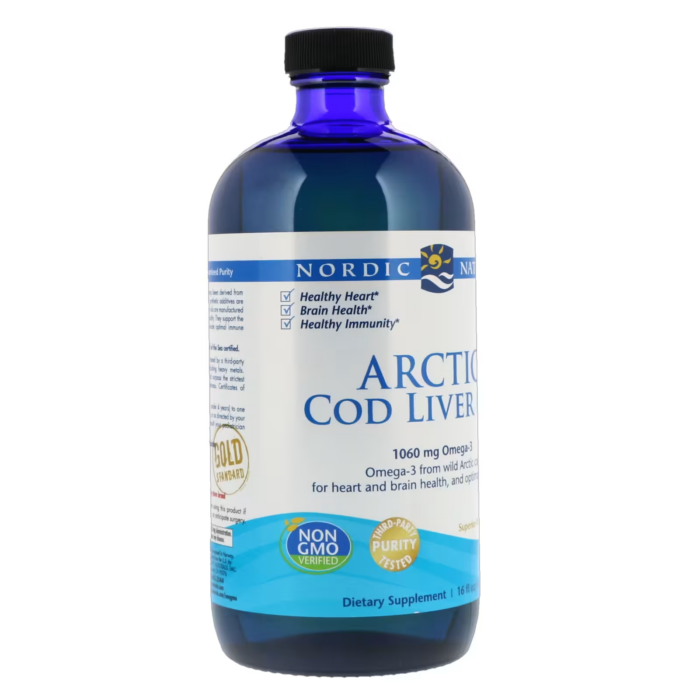 768990547874 - Nordic Naturals Arctic Cod Liver Oil - Orange, 473 ml. - gallery image 2