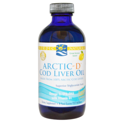 768990587832 - Nordic Naturals Arctic-D Cod Liver Oil - Lemon, 237 ml.