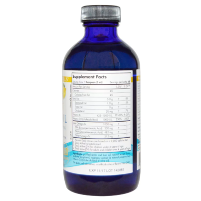 768990587832 - Nordic Naturals Arctic-D Cod Liver Oil - Lemon, 237 ml. - gallery image 2