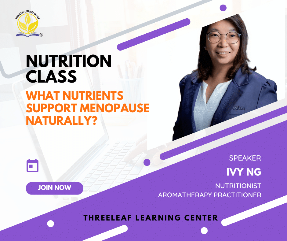 What Nutrients Support Menopause Naturally - Single Lesson - Threeleaf Wellness Club What Nutrients Support Menopause Naturally - Single Lesson