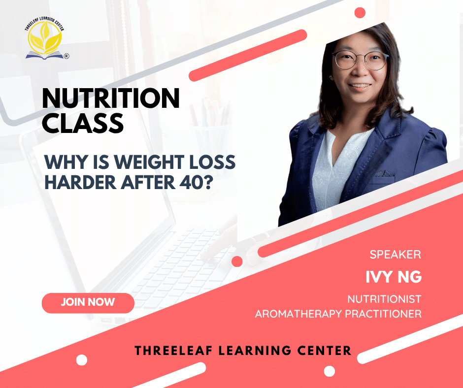 Why is Weight Loss Harder After 40? - Single Lesson - Threeleaf Wellness Club Why Is Weight Loss Harder After 40? - Single Lesson