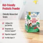 Nordic Natural Kids Probiotic Quick Melt Powder, 30 packs. – product label and package view 4