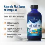 Nordic Naturals Arctic Cod Liver Oil – Orange, 237 ml. – product label and package view 3