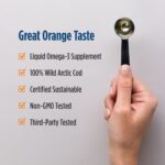 Nordic Naturals Arctic Cod Liver Oil – Orange, 473 ml. – product label and package view 4