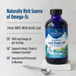Nordic Naturals Arctic Cod Liver Oil – Plain, 237 ml. – product label and package view 3