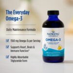 Nordic Naturals Omega-3 Liquid – Lemon, 237 ml. – product label and package view 3