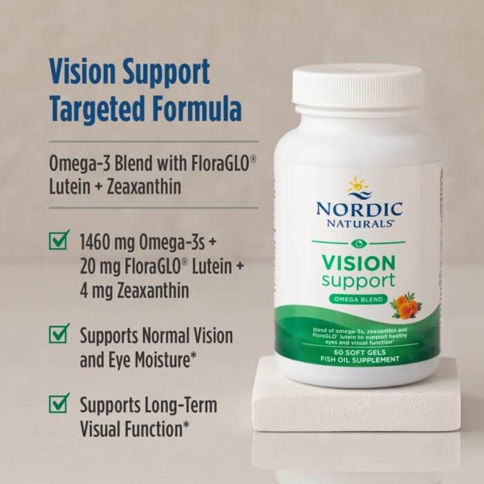 Nordic Naturals Omega Vision, 60 sgls – product label and package view 4