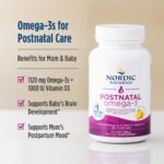 Nordic Naturals Postnatal Omega-3 – Lemon, 60 sgls. – product label and package view 4
