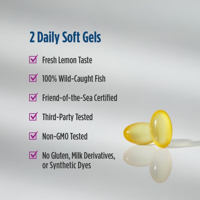 Nordic Naturals Postnatal Omega-3 – Lemon, 60 sgls. – product label and package view 5