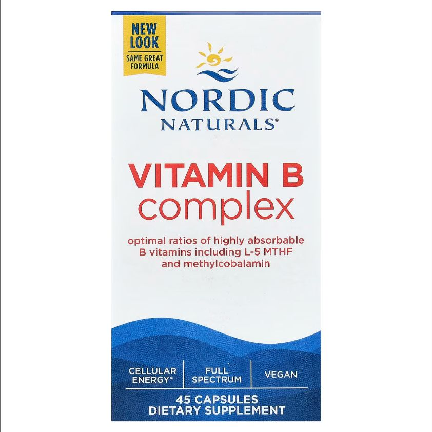 768990015311 - Nordic Naturals Vitamin B Complex, 45 caps