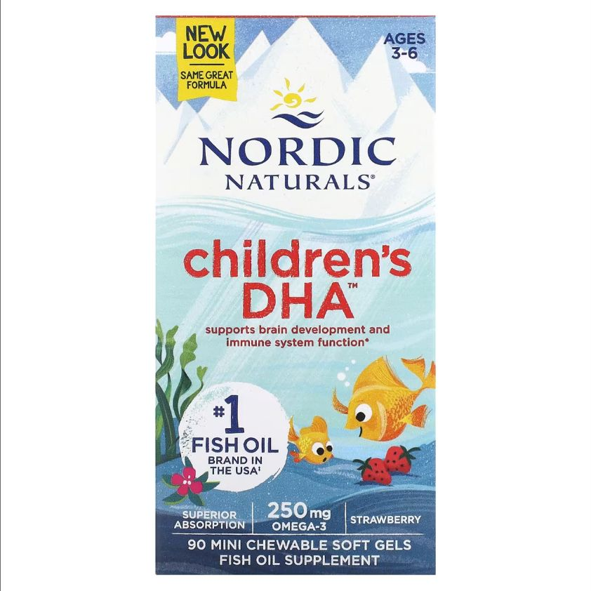 768990017100 - Nordic Naturals Children's DHA 250 mg - Strawberry, 90 sgls.