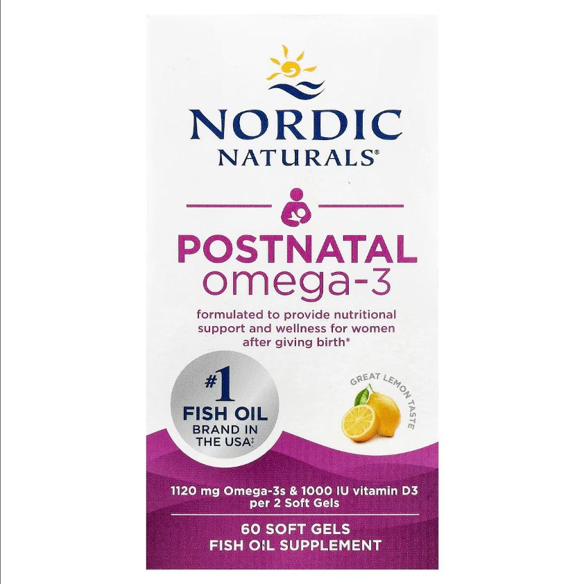 768990017582 - Nordic Naturals Postnatal Omega-3 - Lemon, 60 sgls.
