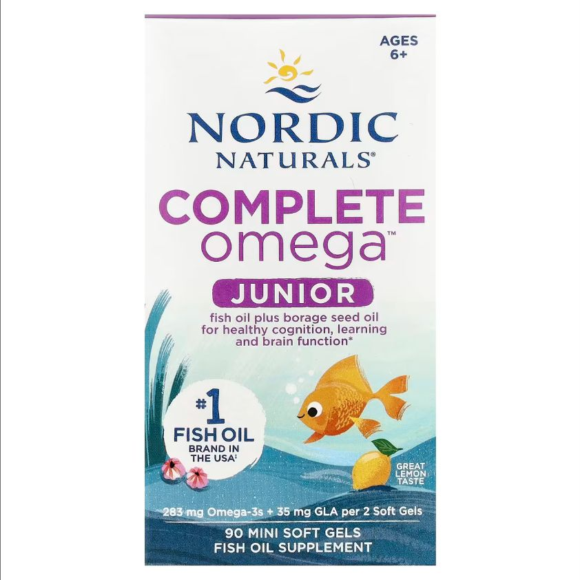 768990017759 - Nordic Naturals Complete Omega Junior 500 mg - Lemon, 90 sgls.