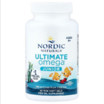 768990017988 - Nordic Naturals, Ultimate Omega® Junior, Ages 6+, Strawberry, 90 Mini Soft Gels (340 mg per Soft Gel)