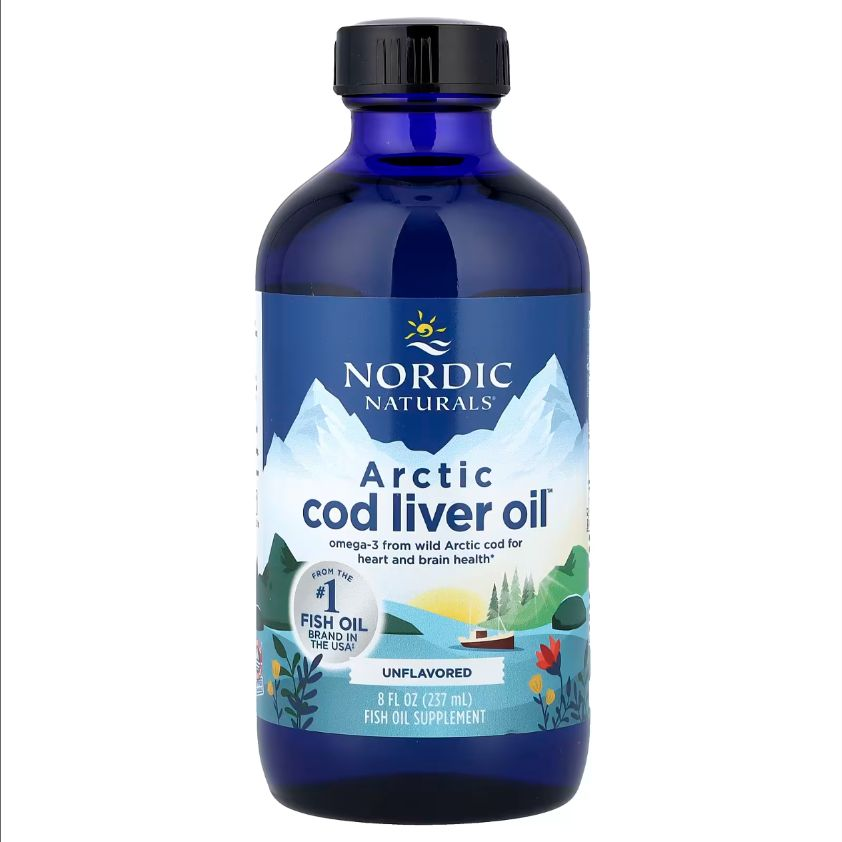 768990537851 - Nordic Naturals Arctic Cod Liver Oil - Plain, 237 ml.