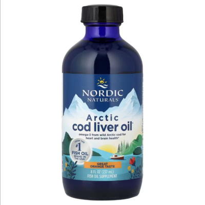 768990547850 - Nordic Naturals Arctic Cod Liver Oil - Orange, 237 ml.