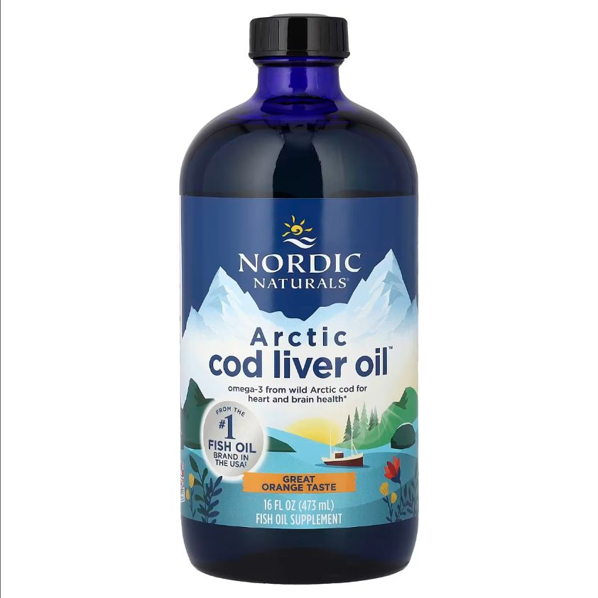 768990547874 - Nordic Naturals Arctic Cod Liver Oil - Orange, 473 ml.