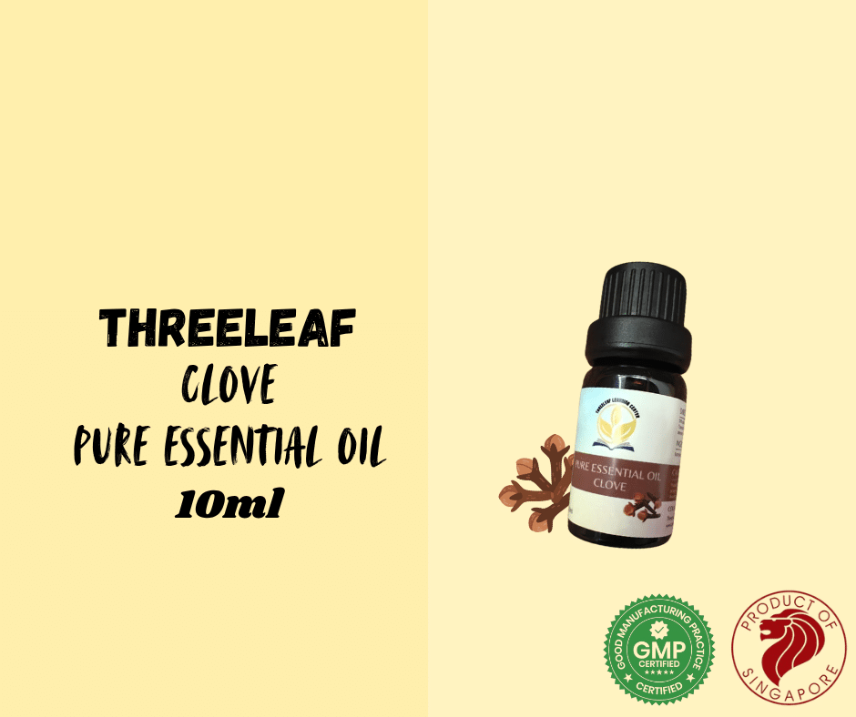 Threeleaf - Clove Pure Essential Oil 10ml - Threeleaf Wellness Club