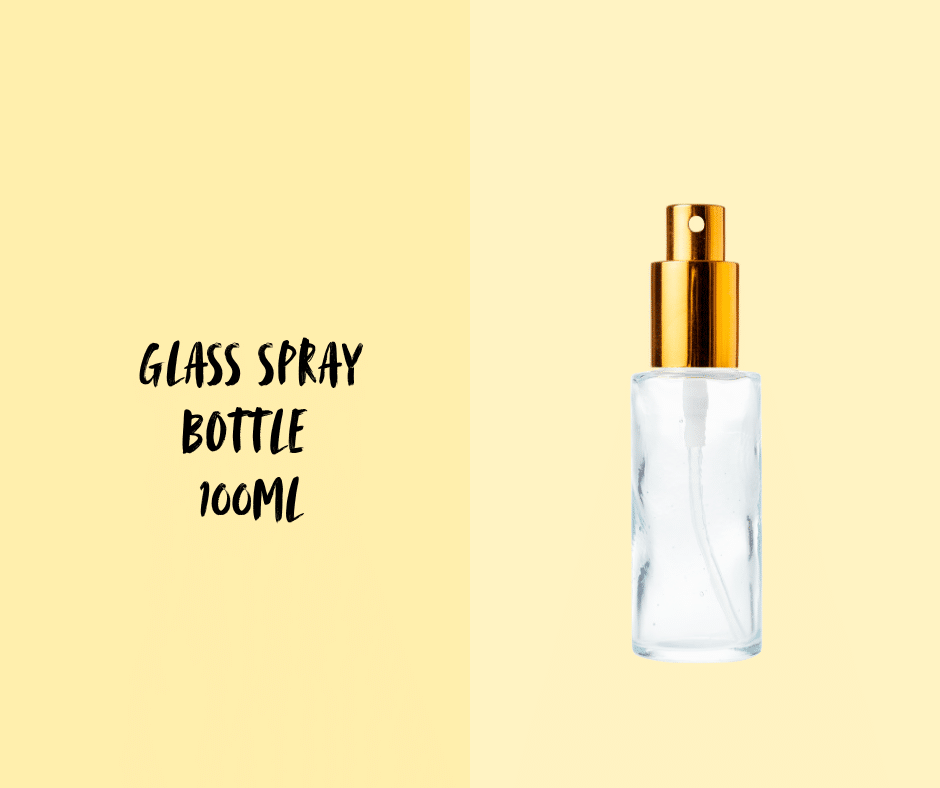 Threeleaf - Glass Spray Bottle 100ml - Threeleaf Wellness Club