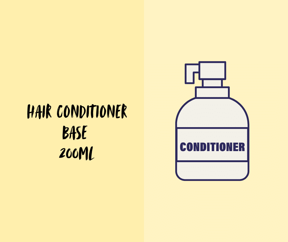 Threeleaf - Hair Conditioner Base 200ml - Threeleaf Wellness Club