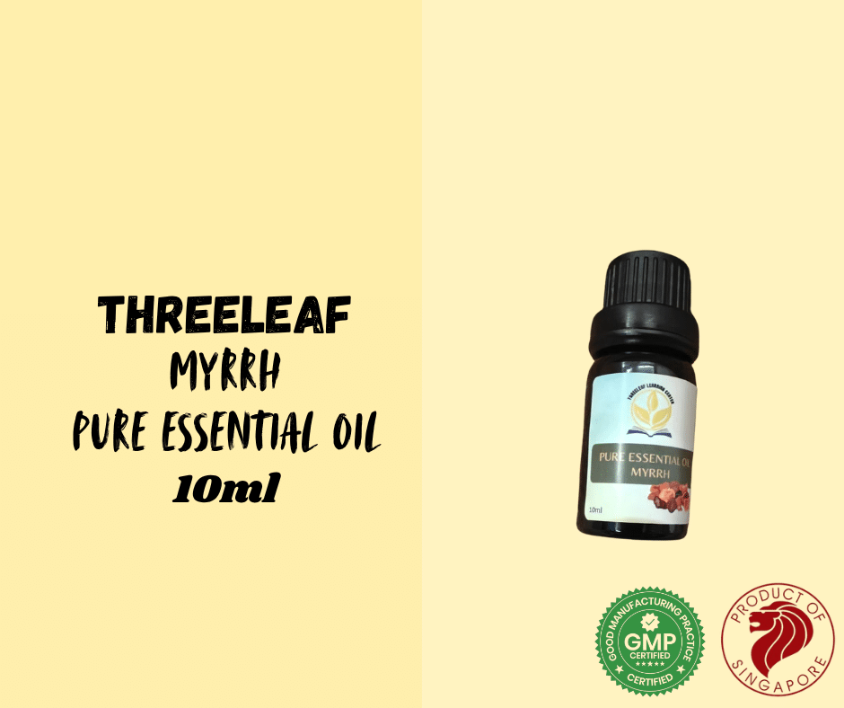 Threeleaf - Myrrh Pure Essential Oil 10ml - Threeleaf Wellness Club