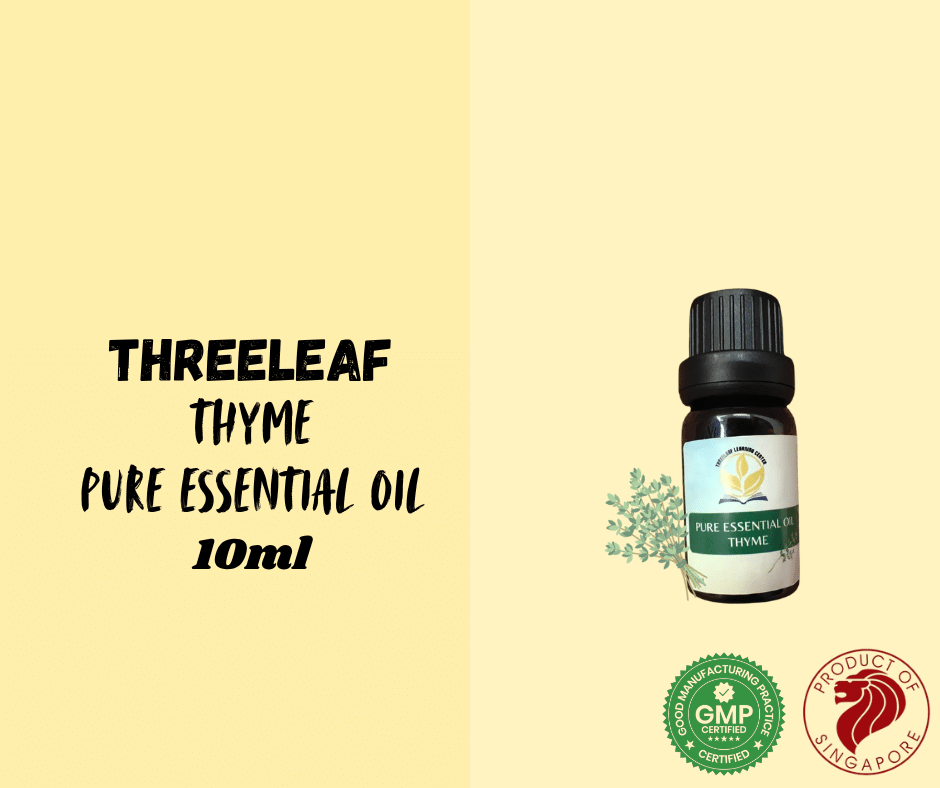 Threeleaf - Thyme Pure Essential Oil 10ml - Threeleaf Wellness Club