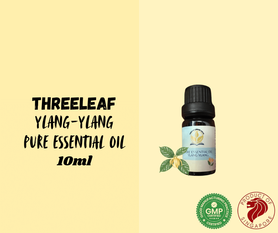 Threeleaf - Ylang Ylang Pure Essential Oil 10ml - Threeleaf Wellness Club