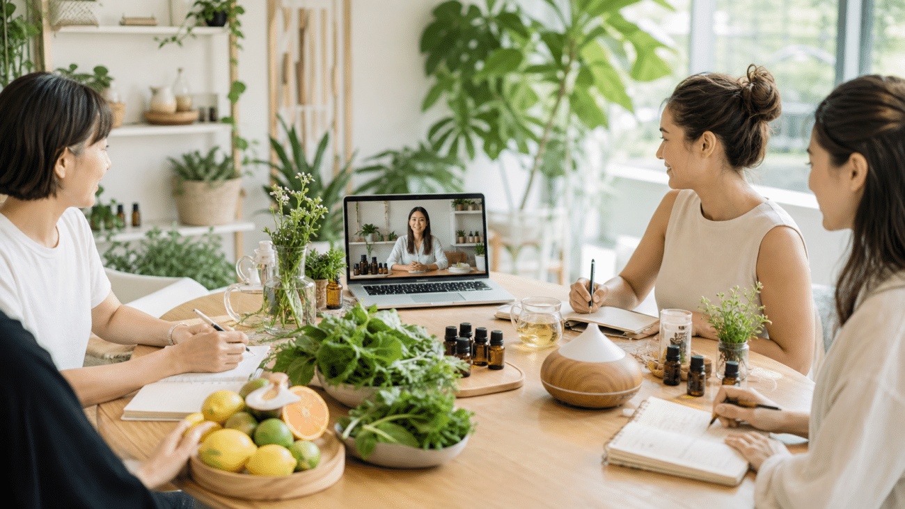 Free ThreeLeaf nutrition, aromatherapy and wellness class