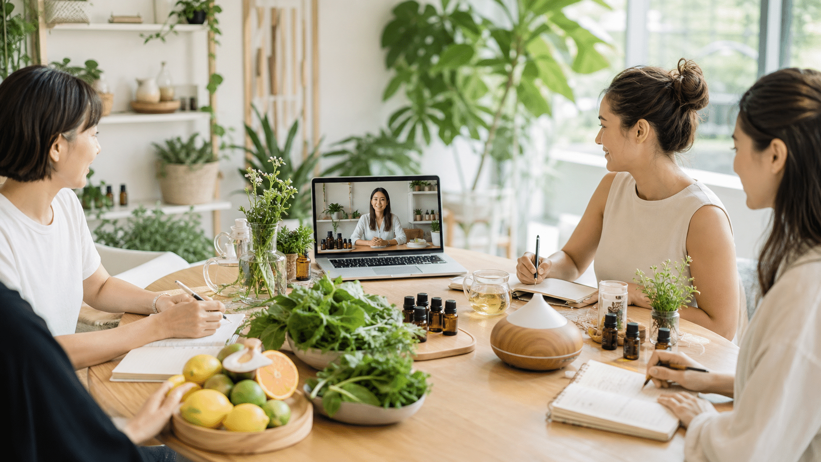 Free ThreeLeaf nutrition, aromatherapy and wellness class
