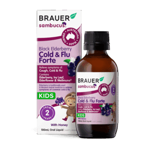 Brauer Sambucus Cold & Flu Forte Kids, 100ml