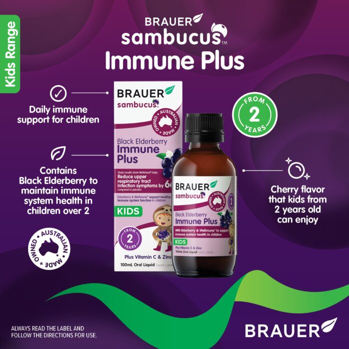 Brauer Immune Plus Kids manufacturer product features