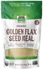 NOW Organic Golden Flax Seed Meal 340 g - product photo 1