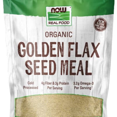 NOW Organic Golden Flax Seed Meal 340 g - product photo 1