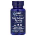Life Extension Super Selenium Complex & Vitamin E, 200 mcg, 100 Vegetarian Capsules - product photo 1
