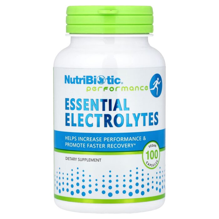 NutriBiotic Essential Electrolytes, 100 Vegan Capsules - product view 1