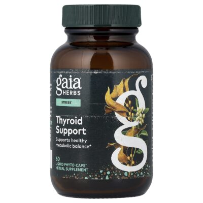 Gaia Herbs Thyroid Support, 60 Liquid Phyto-Caps - product view 1