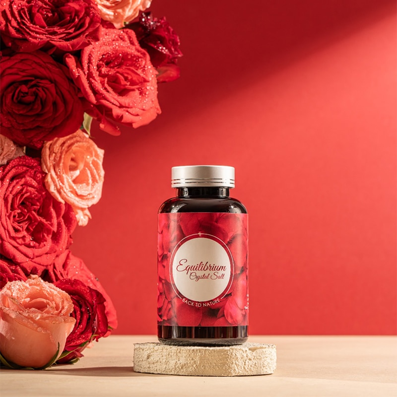 Belle & Rose Equilibrium Sea Salt, 300g. - Official Product Photo 1 - Threeleaf Wellness Club Belle & Rose Equilibrium Sea Salt, 300g. - official product photo 1